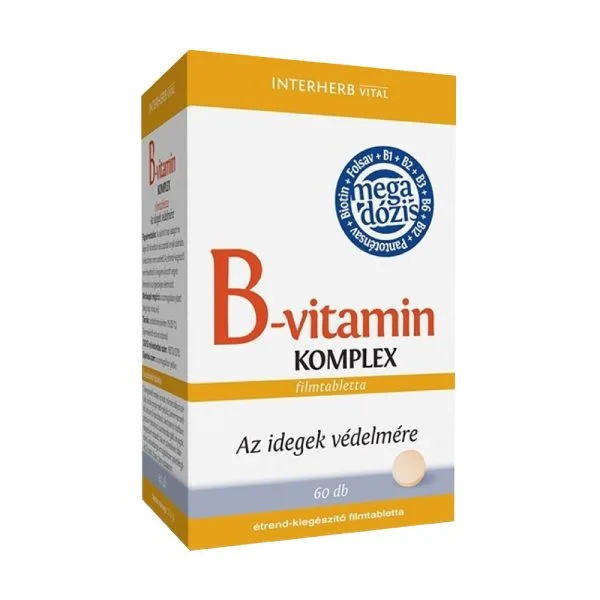 Interherb B-vitamin Komplex mega dózis tabletta 60db